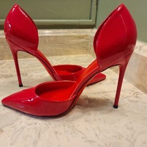 Red Patent Stilletos